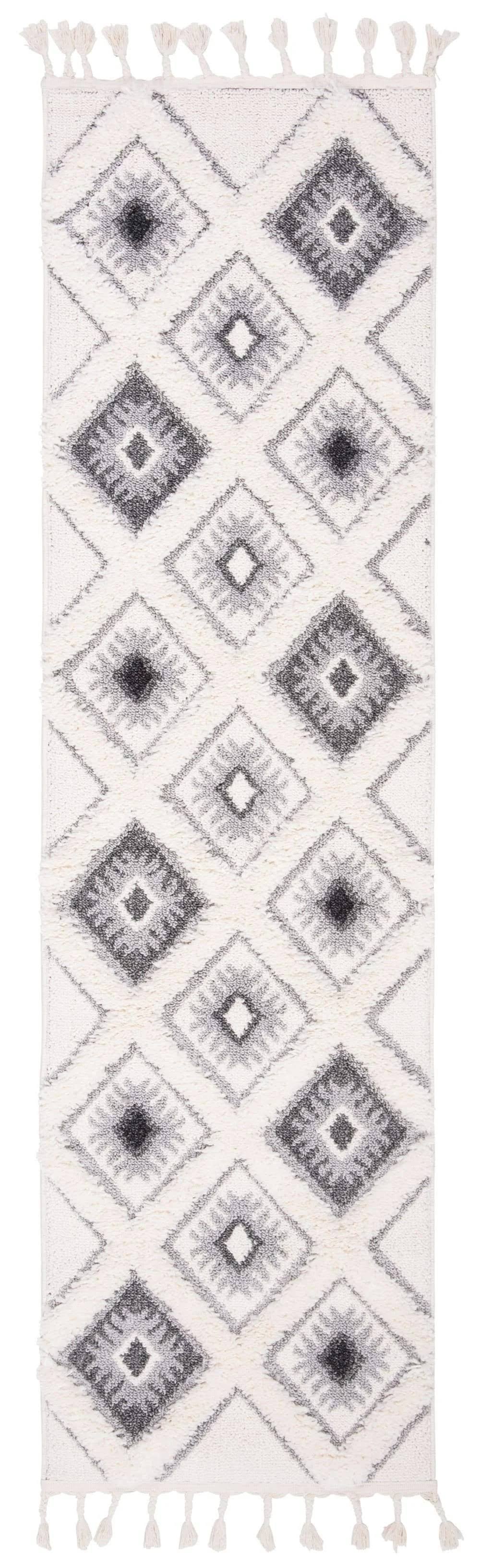 Polypropylene Gray Rug B6801