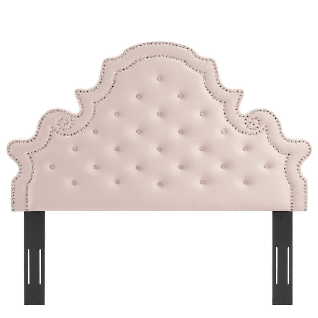 Twin Headboard Charcoal Velvet E96920