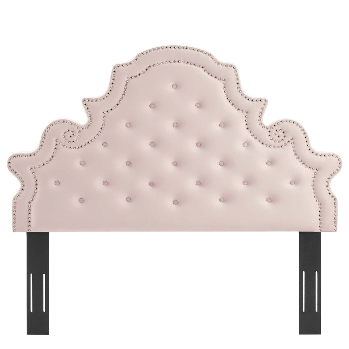 Twin Headboard Charcoal Velvet E96920