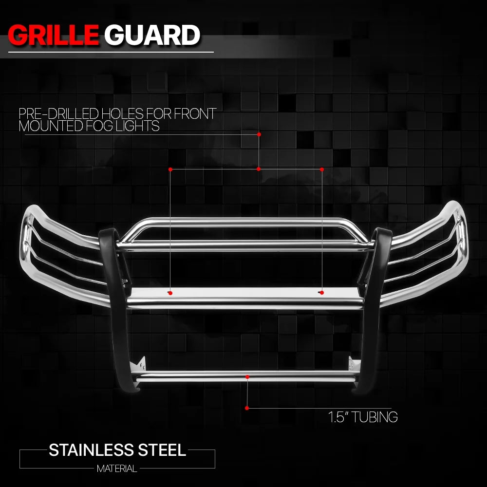Chrome Stainless Steel Grille Guard for Toyota Rav4 O348639