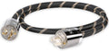 Upgrade Audiophile OCC Power Cord, Male to Female Power Cable, US Plug, Black, 6.5ft/2M I40945