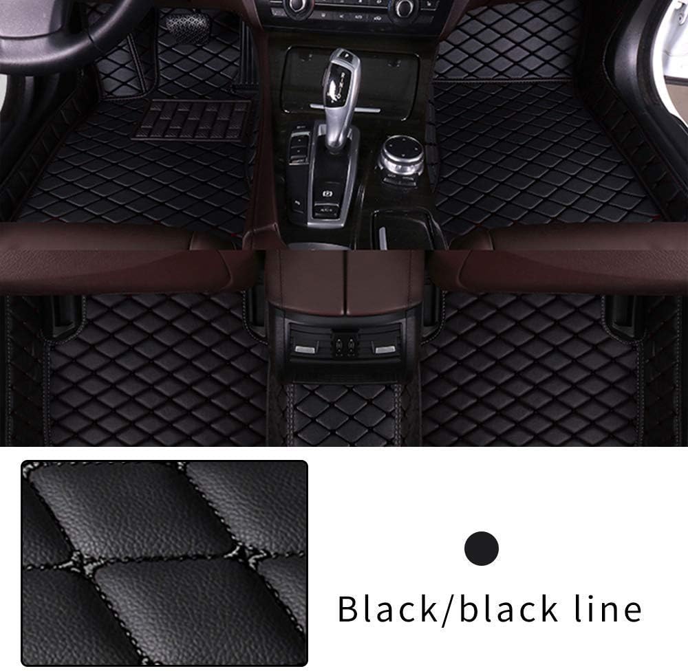 Black XPE Leather Full Coverage Car Floor Mat C4967
