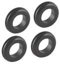 Black Vinyl Hole Grommet 1/2" 4 Pack F774