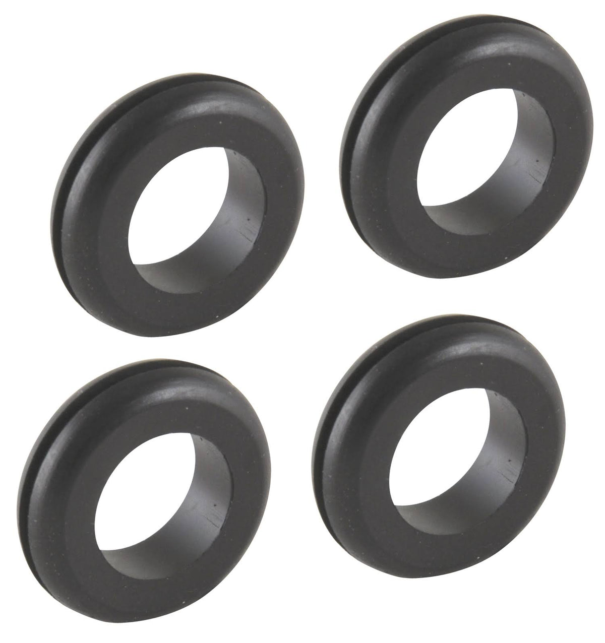 Black Vinyl Hole Grommet 1/2" 4 Pack F774