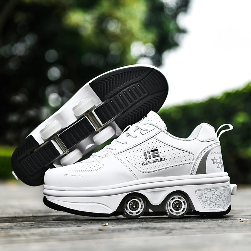 Roller Skate Shoes 2-in-1 Invisible Roller Skates Z8360