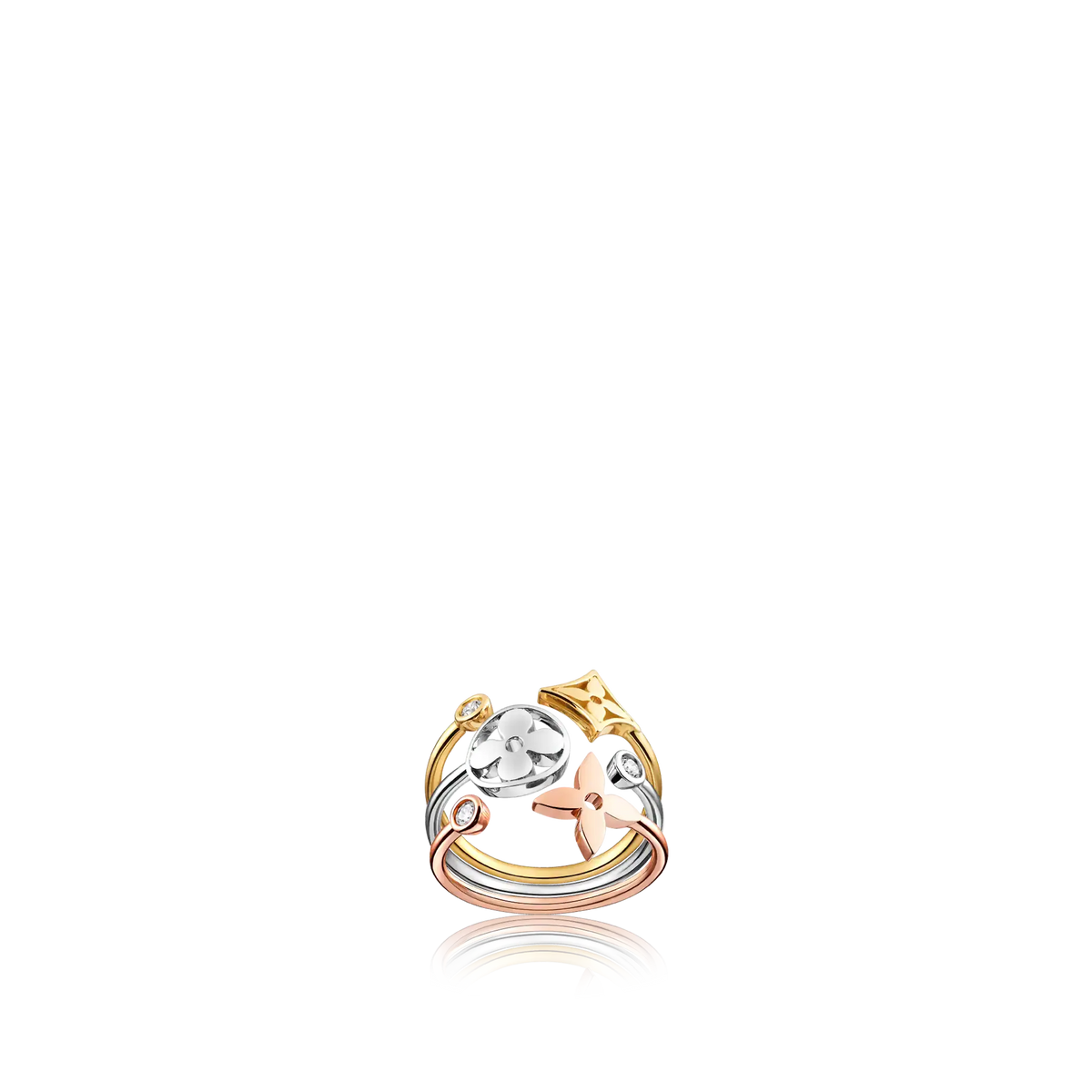 Gold Diamond Ring E684