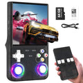 Black Handheld Retro Game Console with 4.0-Inch IPS Screen and 64GB TF Card A244124