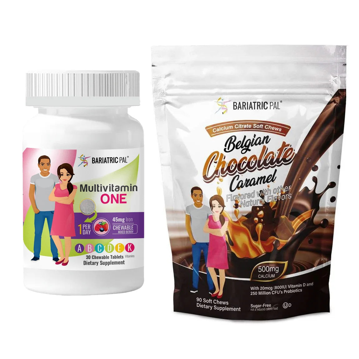 Chewable Bariatric Multivitamin with Iron and Calcium Citrate P755