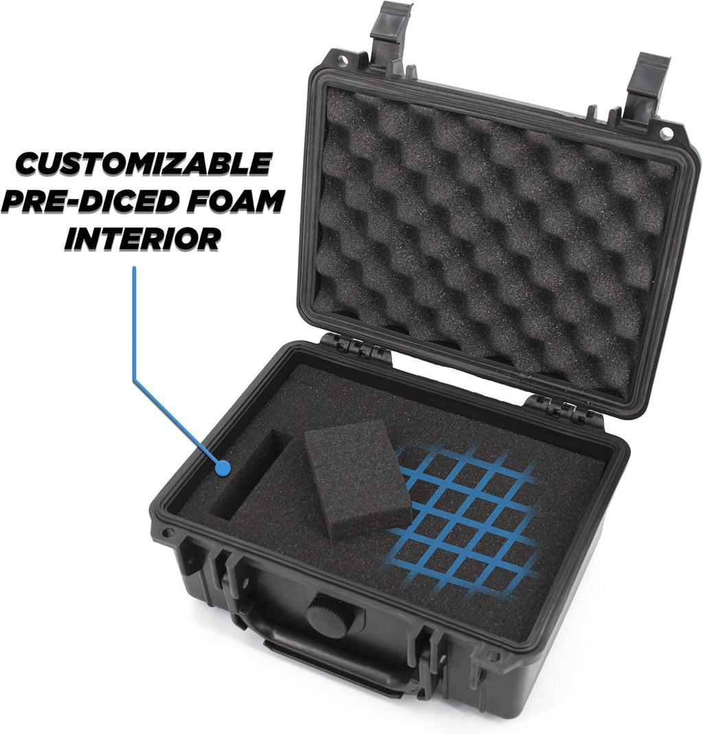 Waterproof 550 Card Trading Card Case with Foam Interior K3412