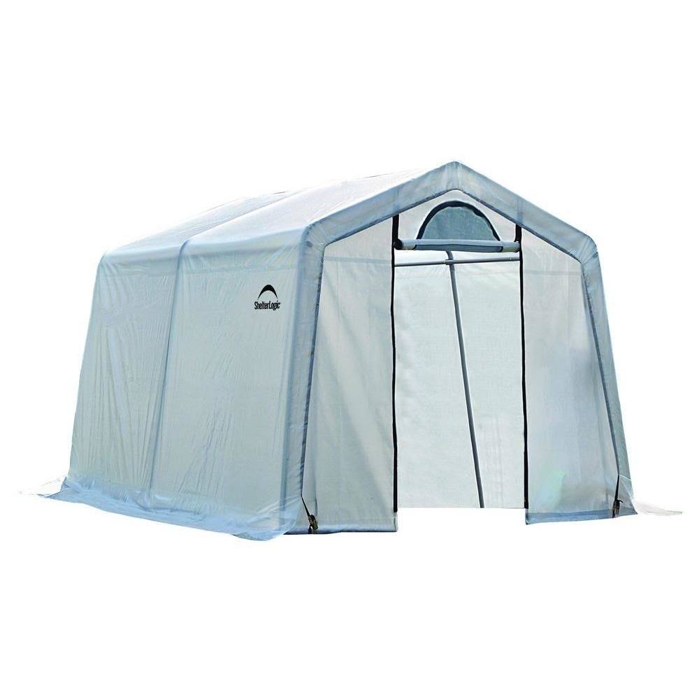 10 ft. x 10 ft. x 8 ft. Firewood Seasoning Shed M18095