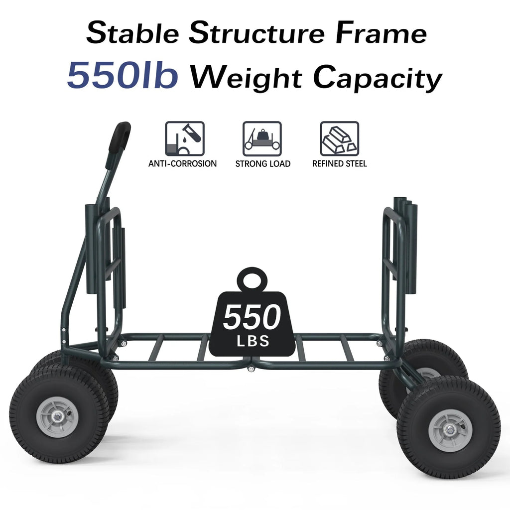 Heavy Duty Foldable Fishing Cart 550 Pound Capacity V556