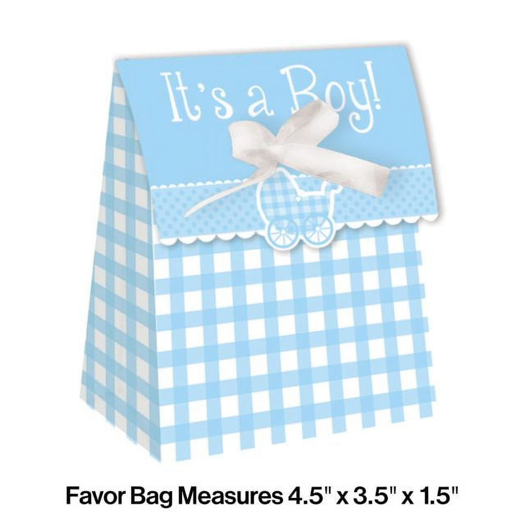 Gingham Favor Bags, 12 pk B765