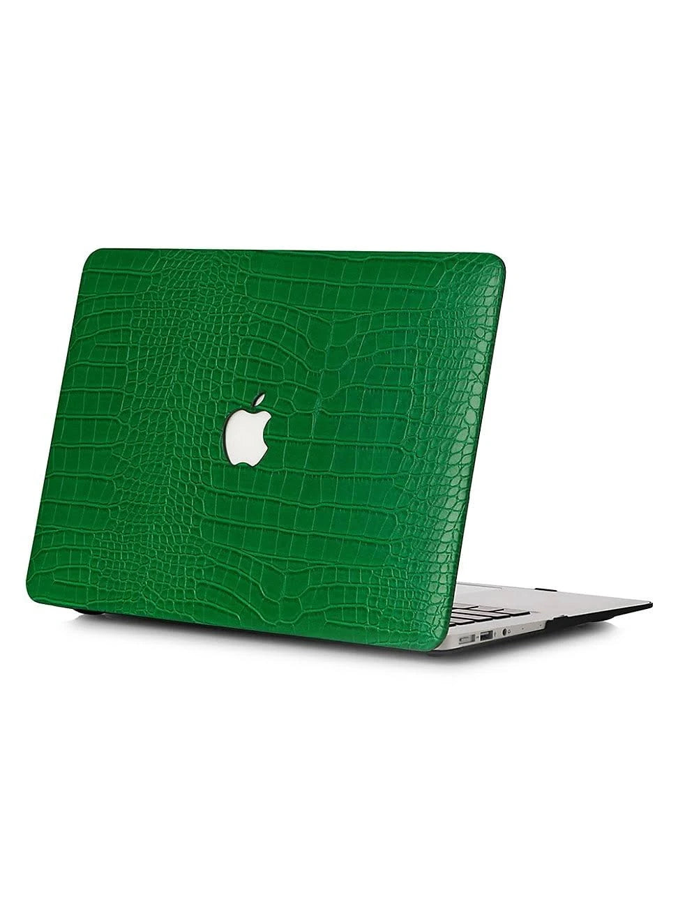 Emerald Faux Crocodile MacBook Case N62837