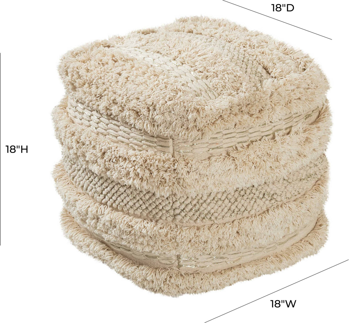 Cotton Pouf C5012