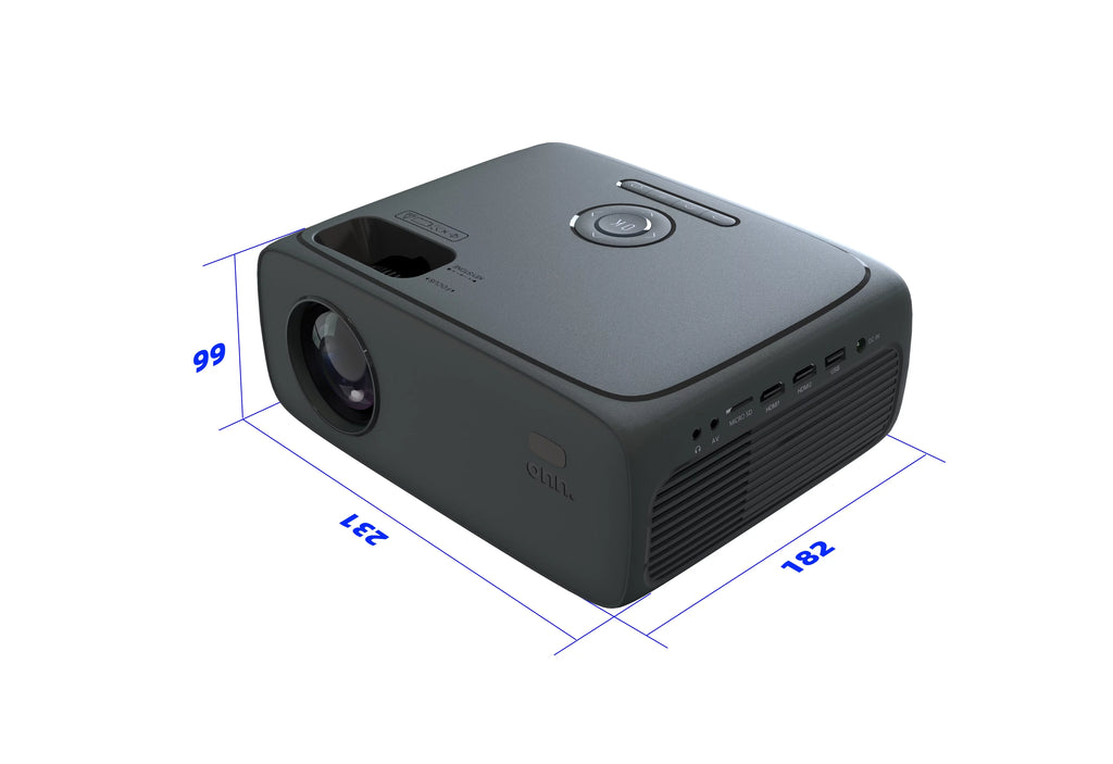 720P HD LCD Home Theater Projector with HDMI Cable, Black F689990