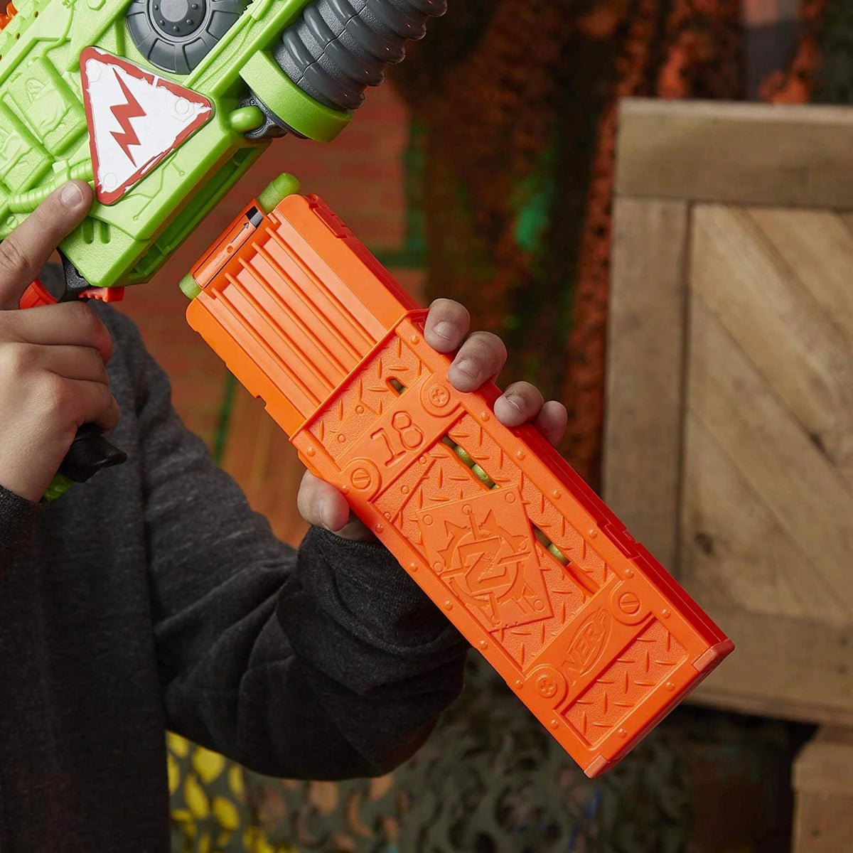 Motorized Toy Blaster with 18 Official Darts B98475