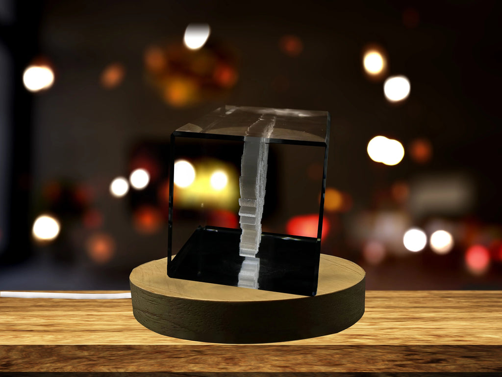 3D Engraved Crystal Decor K709