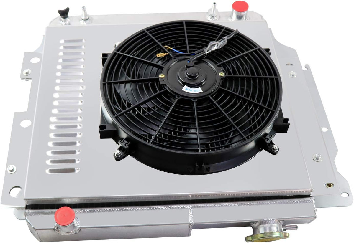 3 Row All Aluminum Radiator with Shroud Fan and Thermostat F151605