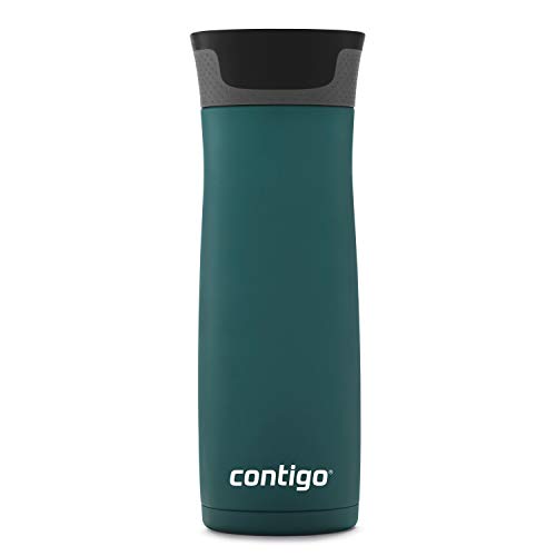 16oz Stainless Steel Travel Mug with Black Lid T68949