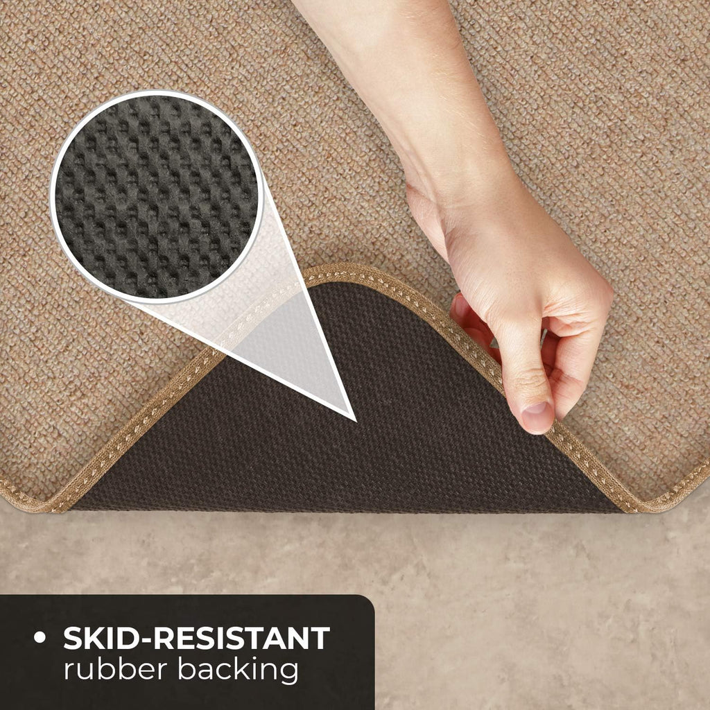 Skid-Resistant Carpet Runner - Pebble Beige - 10 Feet X 48 Inches P3445