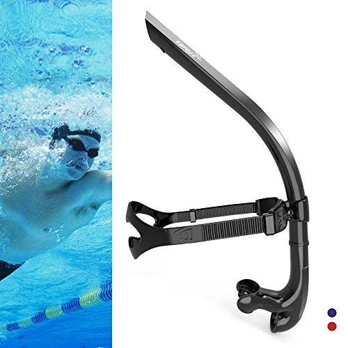 Center Mount Swim Snorkel with Silicone Mouthpiece O62732