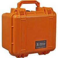 Orange Watertight Hard Case with Foam Insert B868654