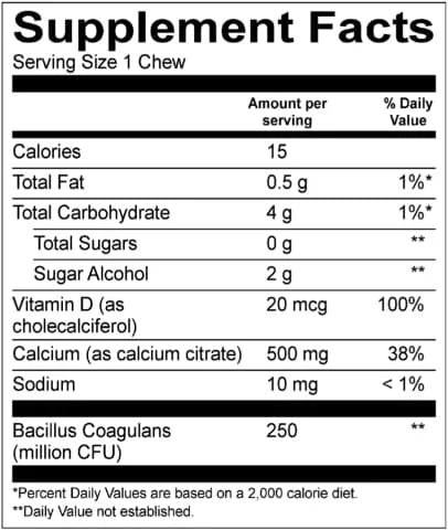 Chewable Bariatric Multivitamin with Iron and Calcium Citrate P755