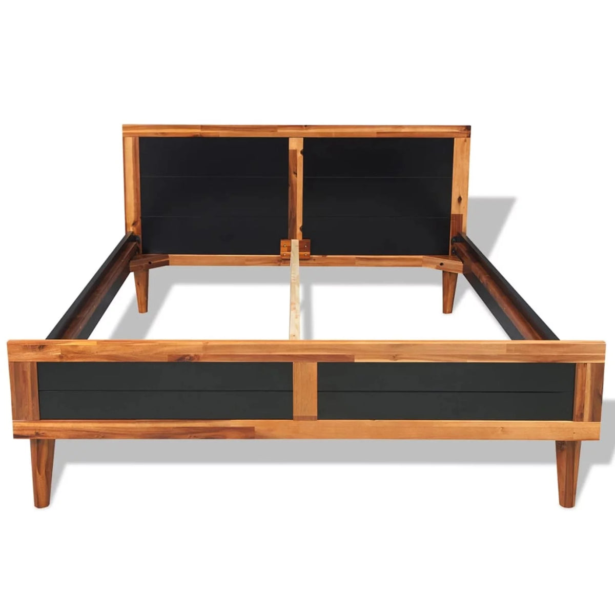 Black Solid Acacia Wood Bed Frame M662