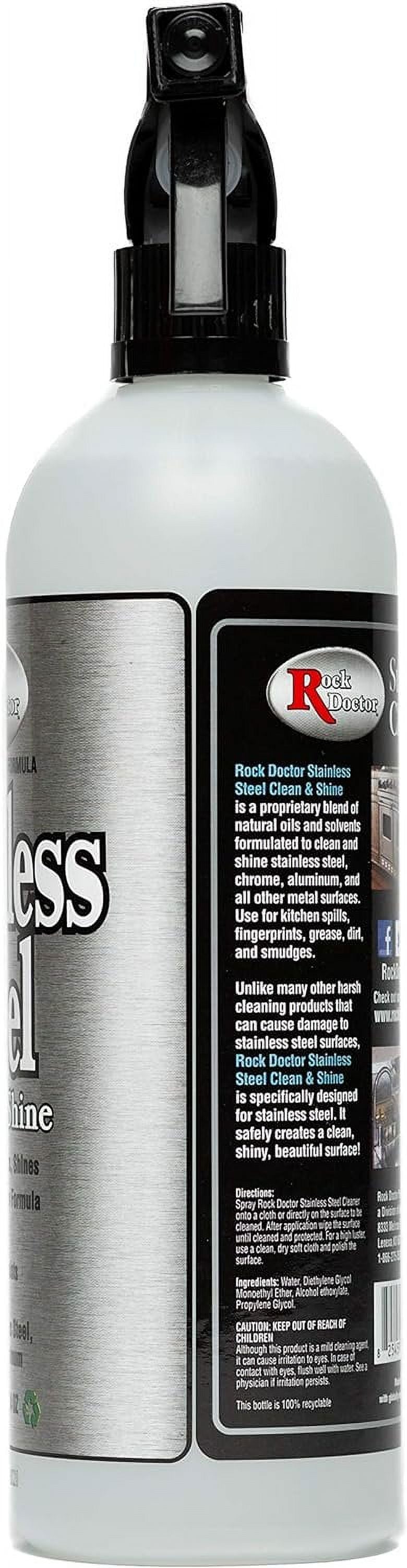 Stainless Steel Cleaner and Protectant 24 oz Spray Bottle Pack of 2 T900209