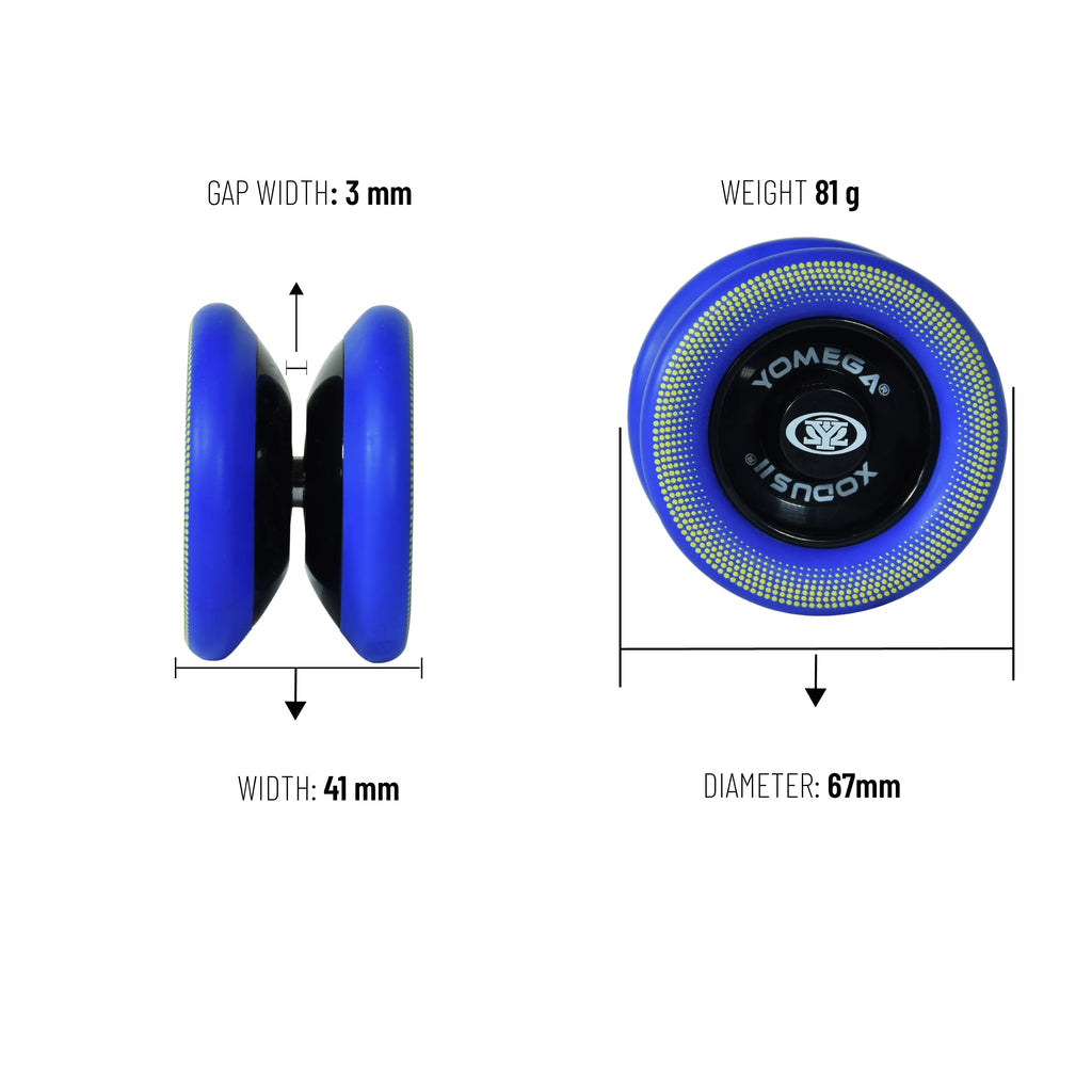 Black Blue Professional Responsive YoYo J8319