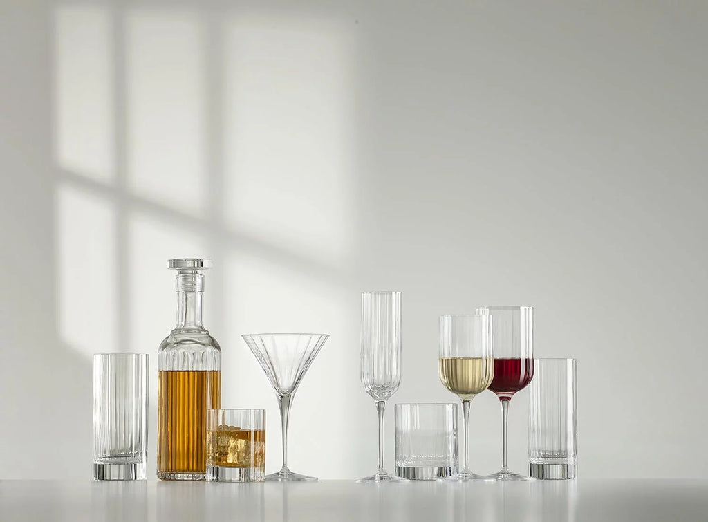 Red Wine Glasses Clear Set Of 4 X379