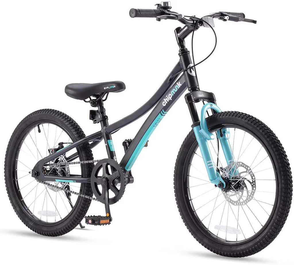 20 In. Children's Bicycle, Black and Blue B56341