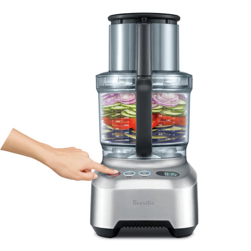 16 Cup Brushed Aluminum Food Processor N814