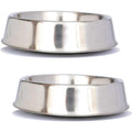 2 Pack Stainless Steel Non Skid Pet Bowl Y2538