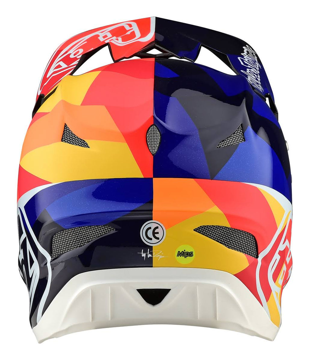 Jet Orange Navy D3 Carbon MIPS Helmet A439