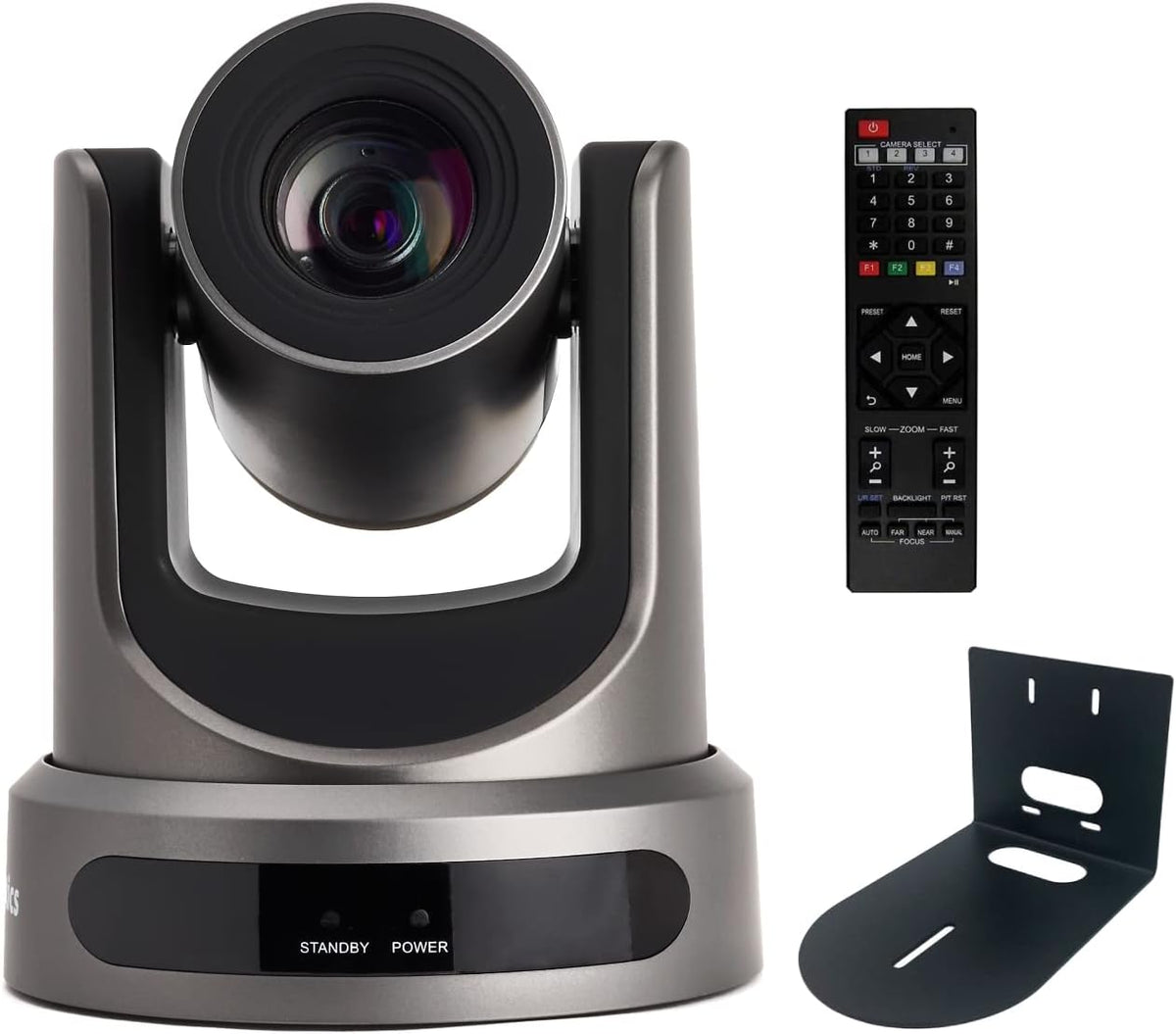 Live Streaming Broadcast Camera with Wall Mount Bracket, Grey A183452
