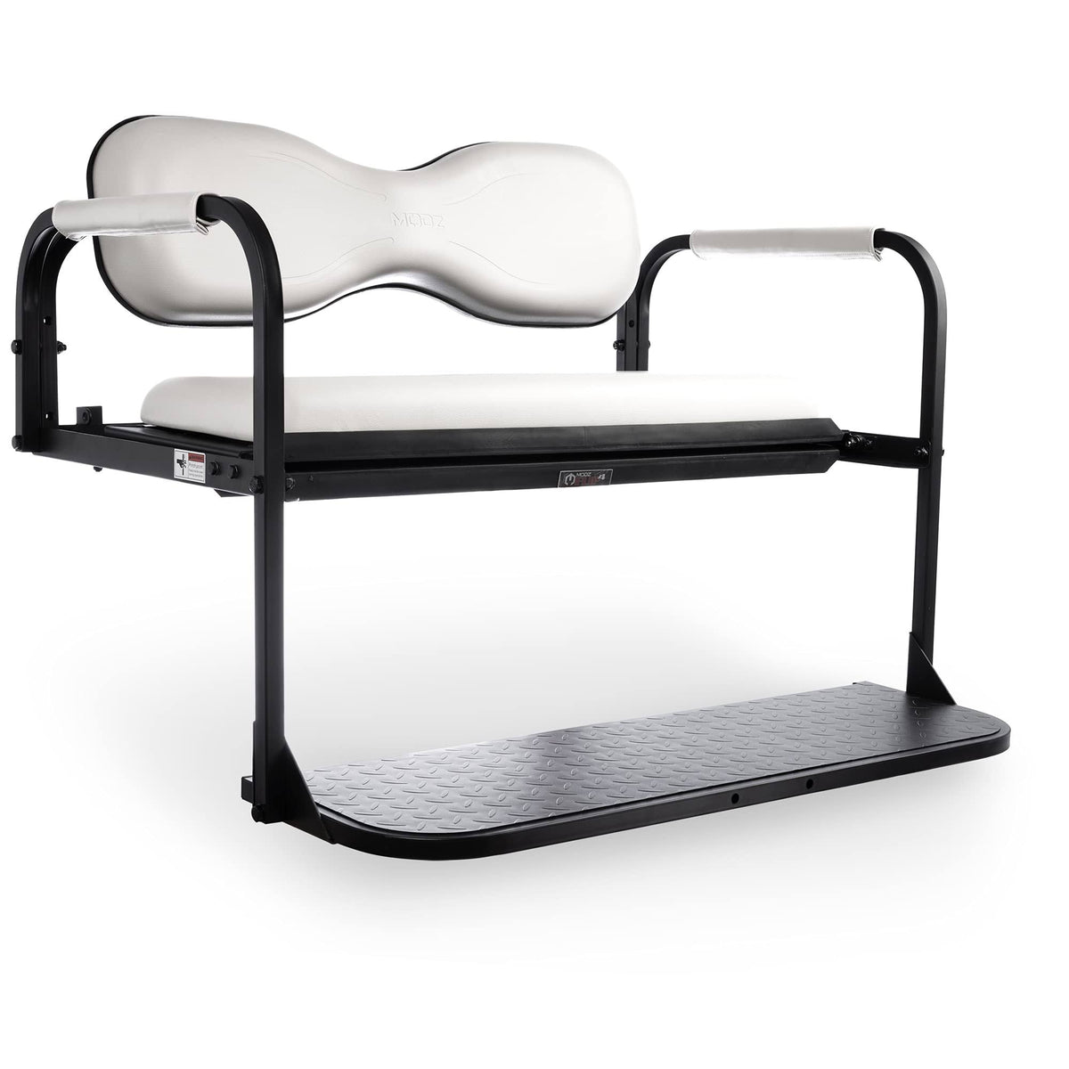 White Golf Cart Rear Seat Kit D7999