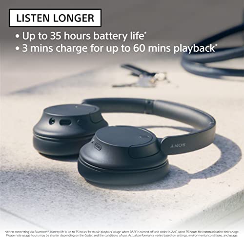 Black Noise Canceling Wireless Over The Ear Headphones Z182409