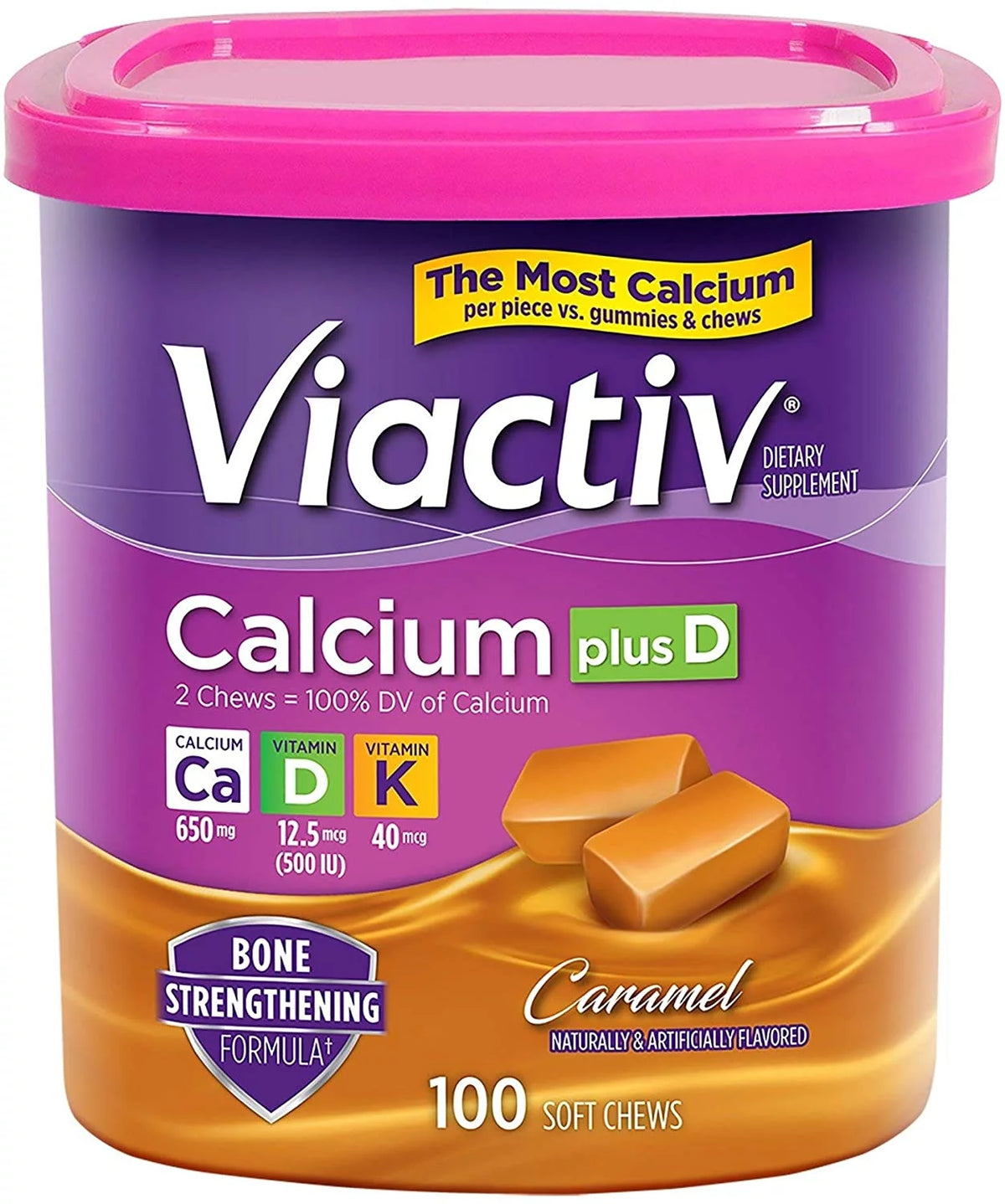 Caramel Soft Chews - 100 Ea, 3 Pack D168937