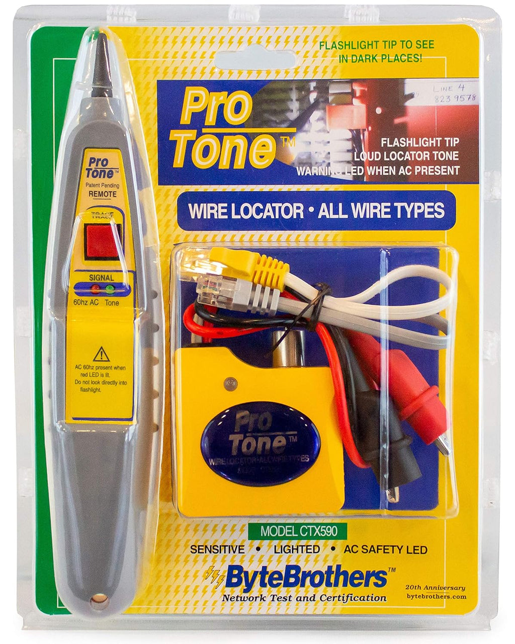Tone and Probe Wire Tracing Kit with Adjustable Sensitivity J548