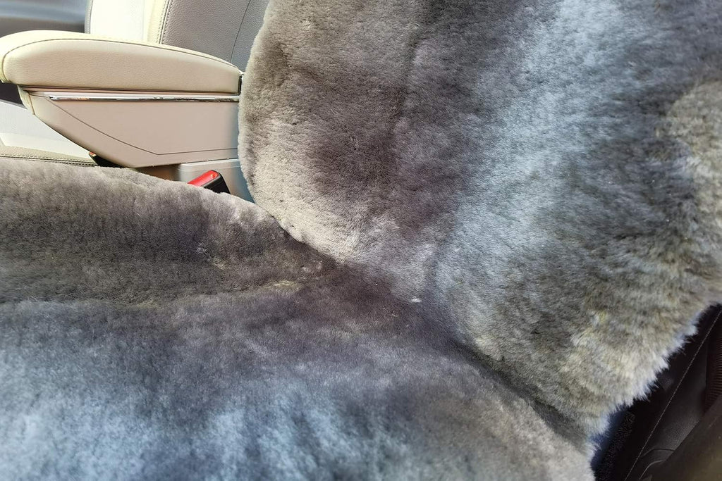 Charcoal Sheepskin Seat Cover 1 Pack K326