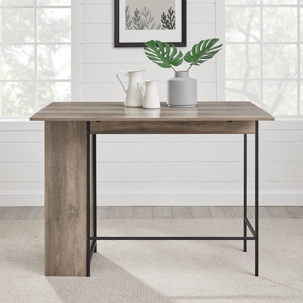 48-Inch Drop Leaf Storage Counter Table B35761
