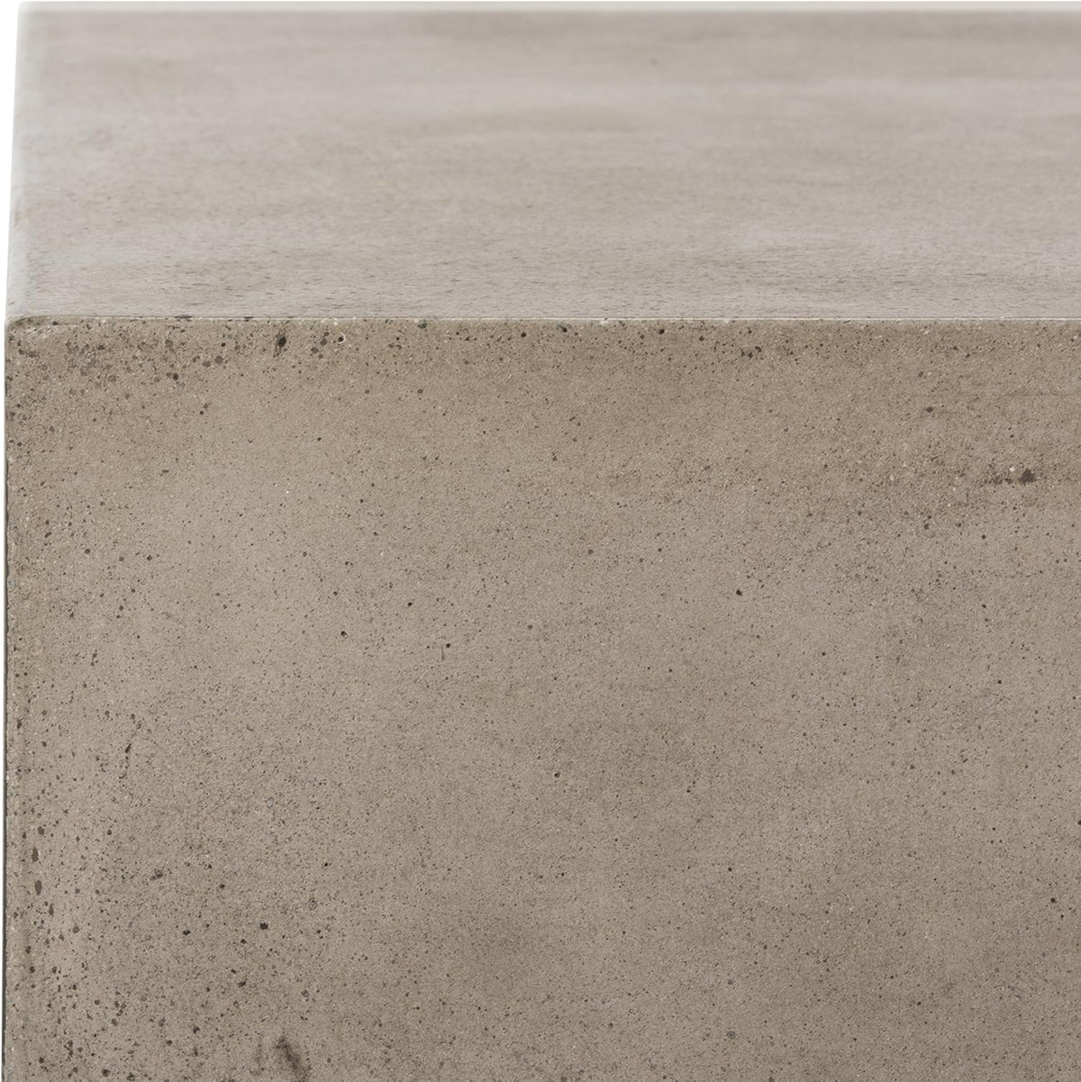 Dark Grey Concrete Coffee Table with Caster Wheels X728018