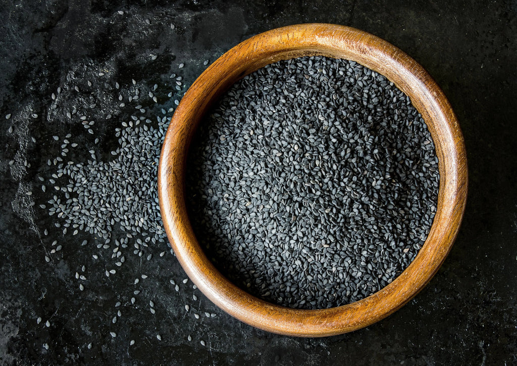 Black Sesame Seeds, 8 Pounds K178