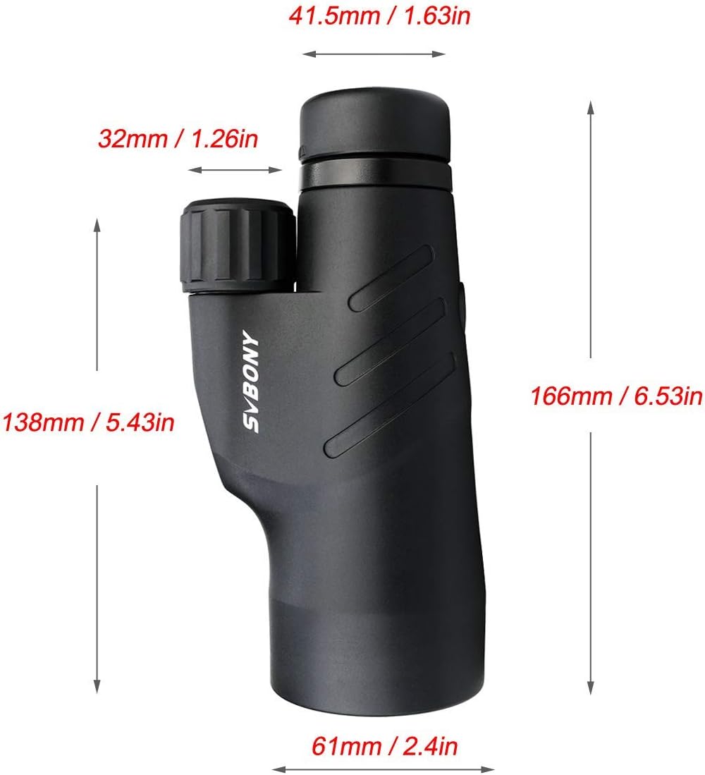 10x50 Waterproof Monocular Telescope with Case P442261