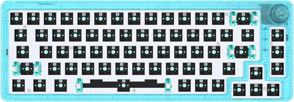 White 67 Keys Hot Swappable Mechanical Keyboard K816