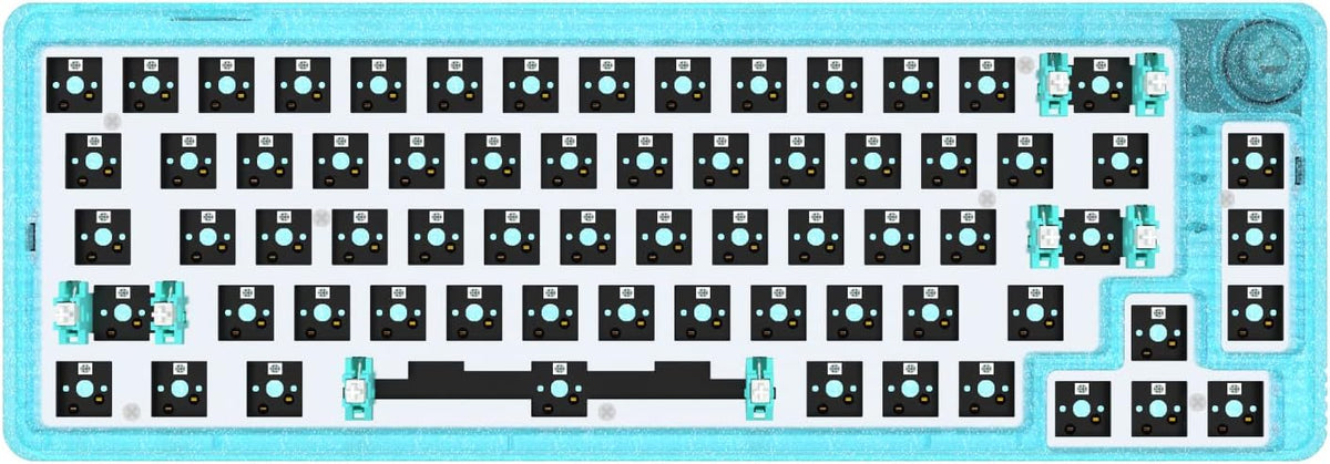 White 67 Keys Hot Swappable Mechanical Keyboard K816