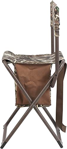 Camouflage Folding Seat Stool with Storage Pocket J297556