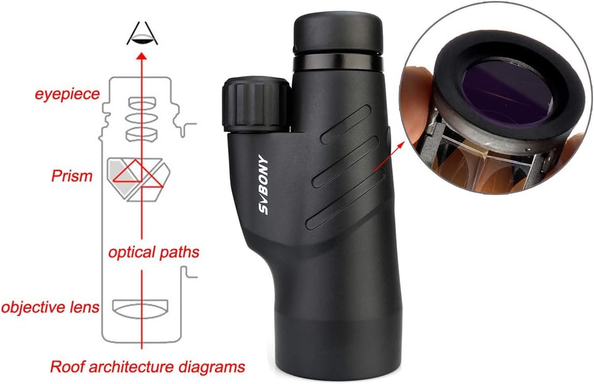 10x50 Waterproof Monocular Telescope with Case P442261