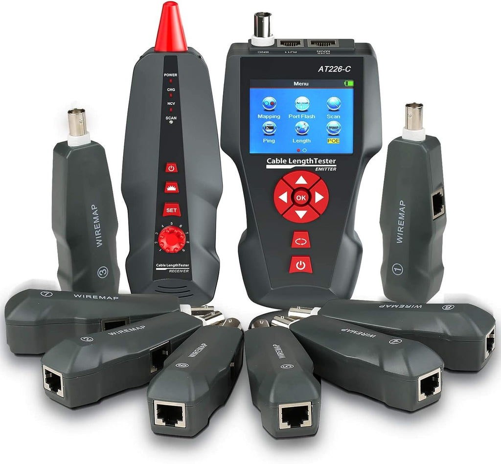 Network Cable Tester with RJ45 RJ11 BNC R2117